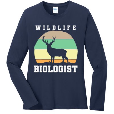 Wildlife Biologist Wildlife Biologist Ladies Long Sleeve Shirt