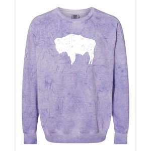 Wyoming Bison Colorblast Crewneck Sweatshirt