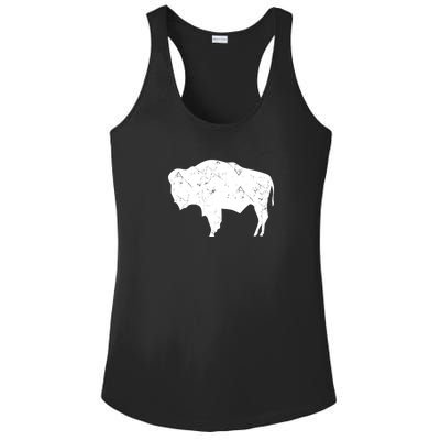 Wyoming Bison Ladies PosiCharge Competitor Racerback Tank