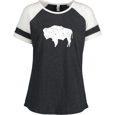 Wyoming Bison Enza Ladies Jersey Colorblock Tee