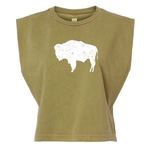 Wyoming Bison Garment-Dyed Women's Muscle Tee