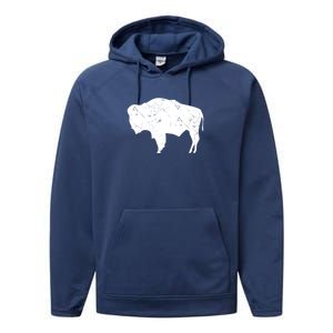 Wyoming Bison Performance Fleece Hoodie