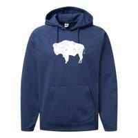 Wyoming Bison Performance Fleece Hoodie