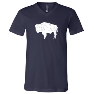 Wyoming Bison V-Neck T-Shirt