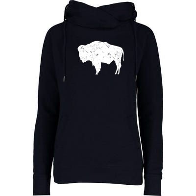 Wyoming Bison Womens Funnel Neck Pullover Hood