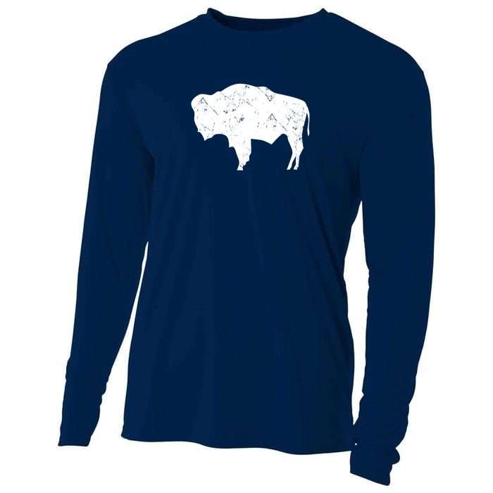 Wyoming Bison Cooling Performance Long Sleeve Crew