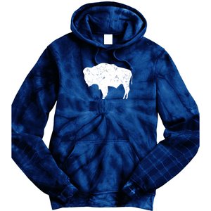 Wyoming Bison Tie Dye Hoodie