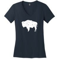 Wyoming Bison Women's V-Neck T-Shirt