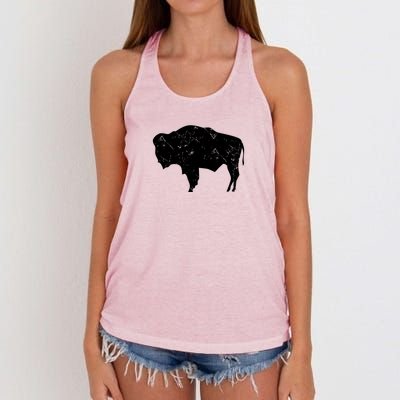 Wyoming Bison Women's Knotted Racerback Tank