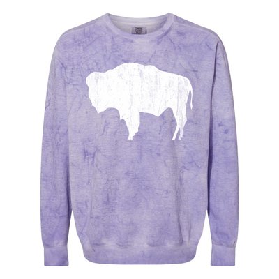 Wyoming Bison Colorblast Crewneck Sweatshirt