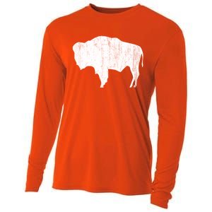 Wyoming Bison Cooling Performance Long Sleeve Crew