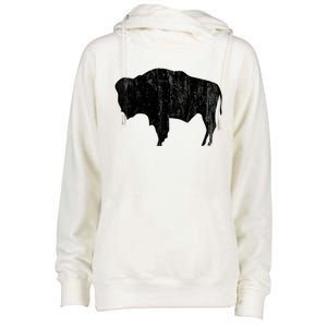 Wyoming Bison Womens Funnel Neck Pullover Hood