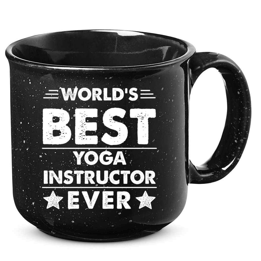 Worlds Best Yoga Instructor Ever Gift 15oz Campfire Ceramic Mug