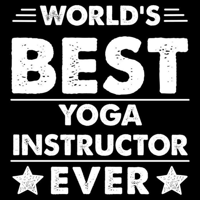 Worlds Best Yoga Instructor Ever Gift Drawstring Bag