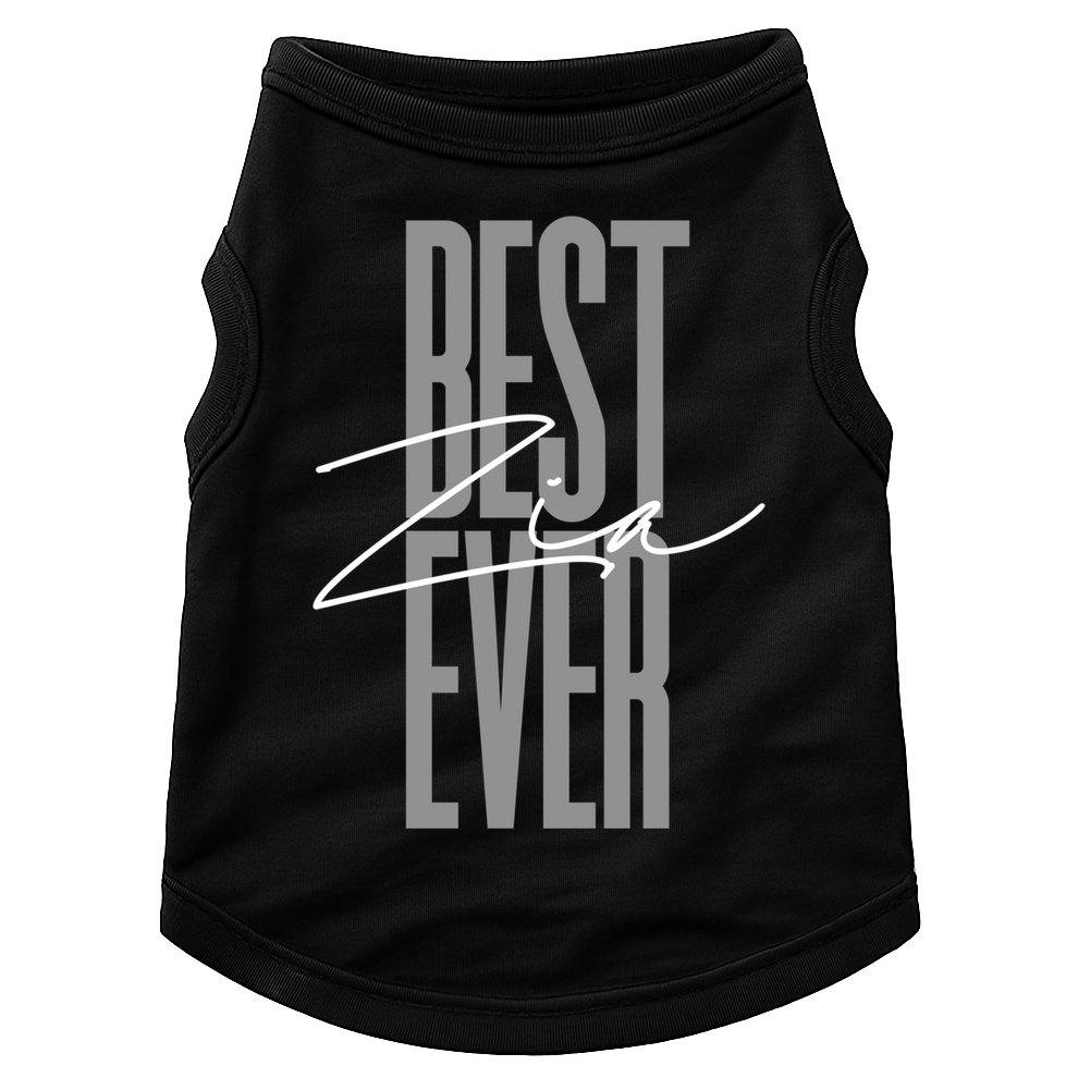 Wo Best Zia Ever Tee Aunt Italian Auntie Gift Funny Gift Doggie Tank