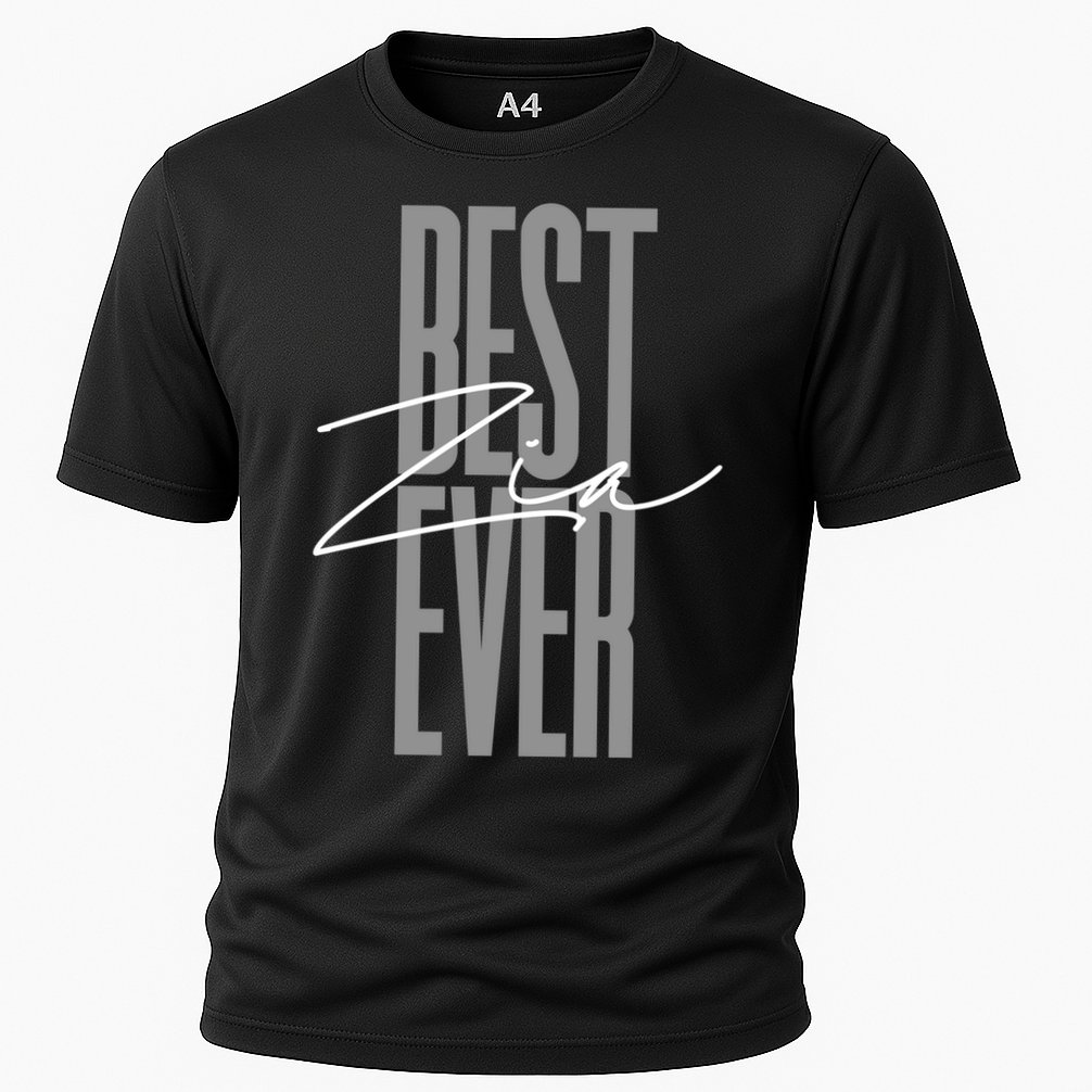 Wo Best Zia Ever Tee Aunt Italian Auntie Gift Funny Gift Cooling Performance Crew T-Shirt