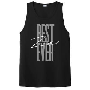 Wo Best Zia Ever Tee Aunt Italian Auntie Gift Funny Gift PosiCharge Competitor Tank