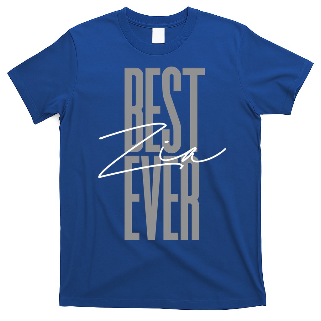Wo Best Zia Ever Tee Aunt Italian Auntie Gift Funny Gift T-Shirt
