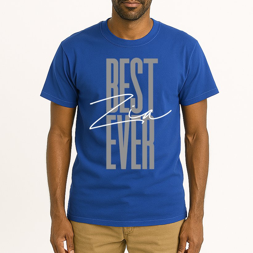 Wo Best Zia Ever Tee Aunt Italian Auntie Gift Funny Gift Tall T-Shirt