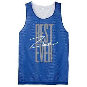 Wo Best Zia Ever Tee Aunt Italian Auntie Gift Funny Gift Mesh Reversible Basketball Jersey Tank