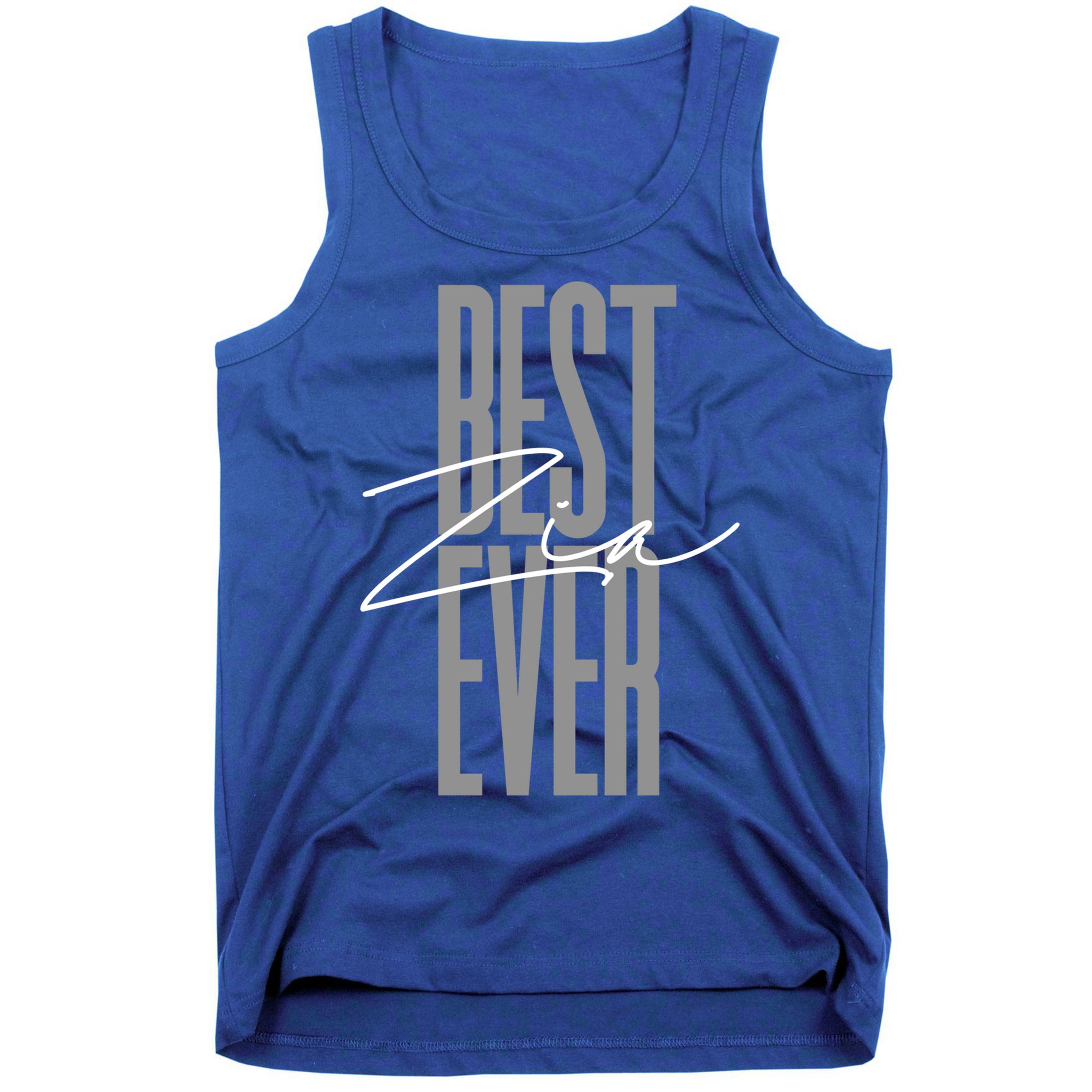 Wo Best Zia Ever Tee Aunt Italian Auntie Gift Funny Gift Tank Top