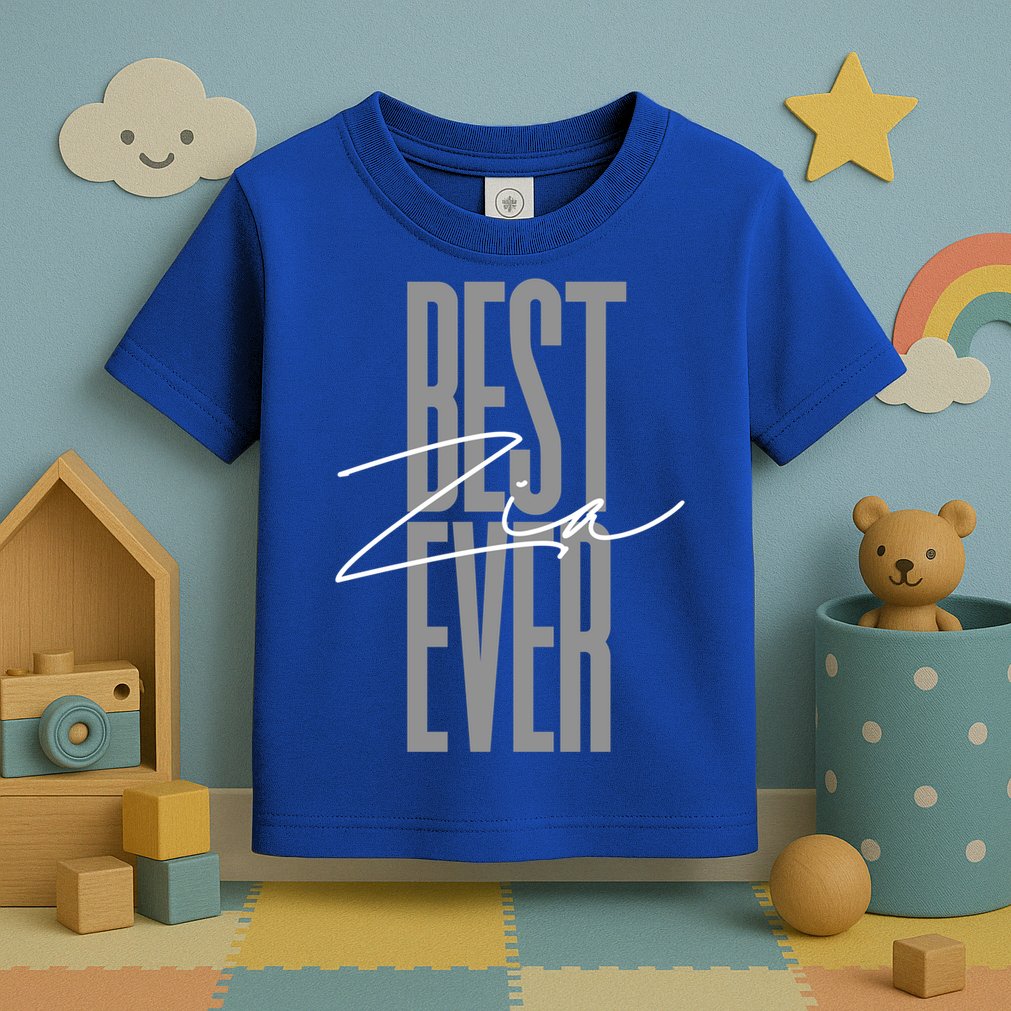 Wo Best Zia Ever Tee Aunt Italian Auntie Gift Funny Gift Toddler T-Shirt