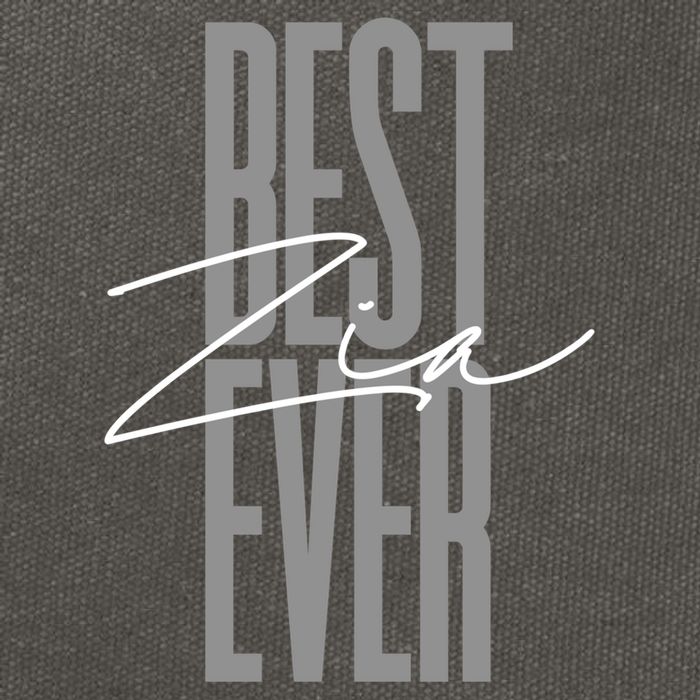 Wo Best Zia Ever Tee Aunt Italian Auntie Gift Funny Gift Cotton Canvas Backpack
