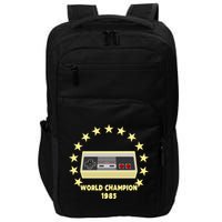 World Champion 1985 Retro Gaming Controller Gift Impact Tech Backpack