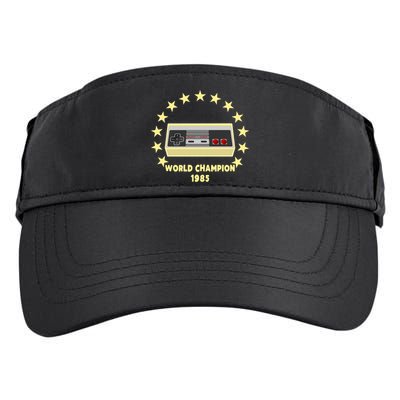 World Champion 1985 Retro Gaming Controller Gift Adult Drive Performance Visor