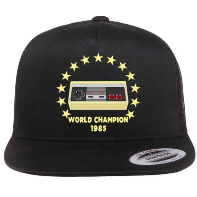 World Champion 1985 Retro Gaming Controller Gift Flatbill Hat