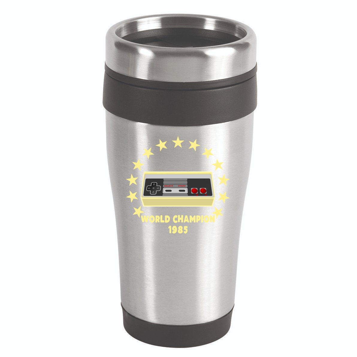 World Champion 1985 Retro Gaming Controller Gift 16oz Travel Tumbler