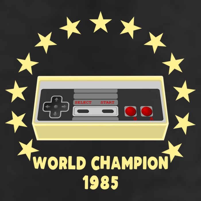 World Champion 1985 Retro Gaming Controller Gift Golf Towel
