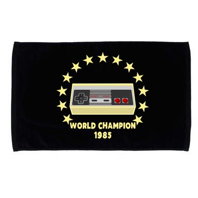 World Champion 1985 Retro Gaming Controller Gift Microfiber Hand Towel