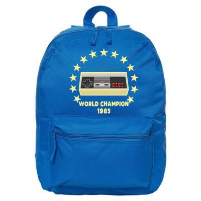 World Champion 1985 Retro Gaming Controller Gift 16 in Basic Backpack