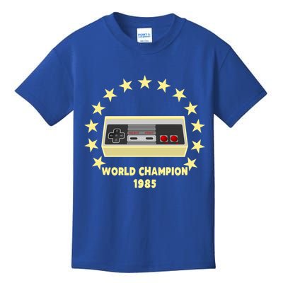 World Champion 1985 Retro Gaming Controller Gift Kids T-Shirt