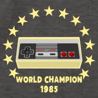 World Champion 1985 Retro Gaming Controller Gift Vector Backpack