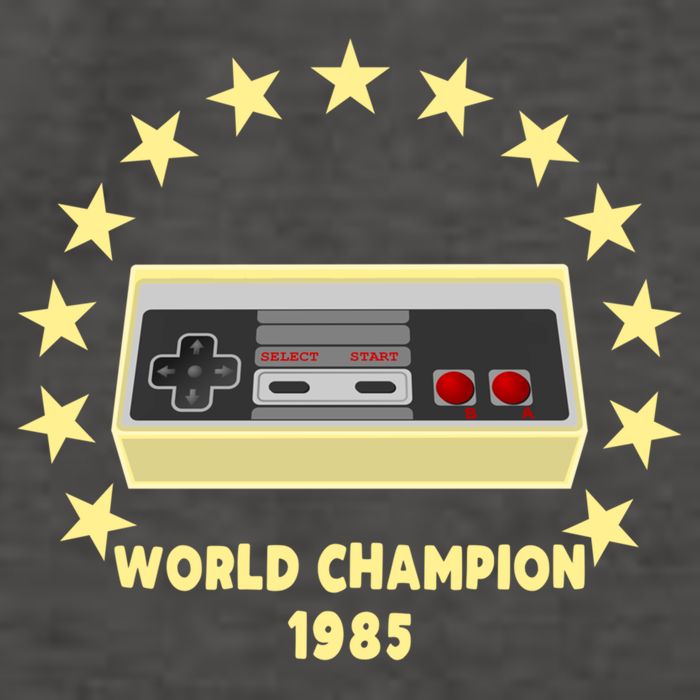 World Champion 1985 Retro Gaming Controller Gift Vector Backpack
