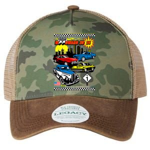 Woodward Cruise 2024 Classic Cars Cruising Downtown Skyline Legacy Tie Dye Trucker Hat