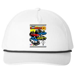 Woodward Cruise 2024 Classic Cars Cruising Downtown Skyline Snapback Five-Panel Rope Hat