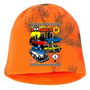 Woodward Cruise 2024 Classic Cars Cruising Downtown Skyline Kati - Camo Knit Beanie