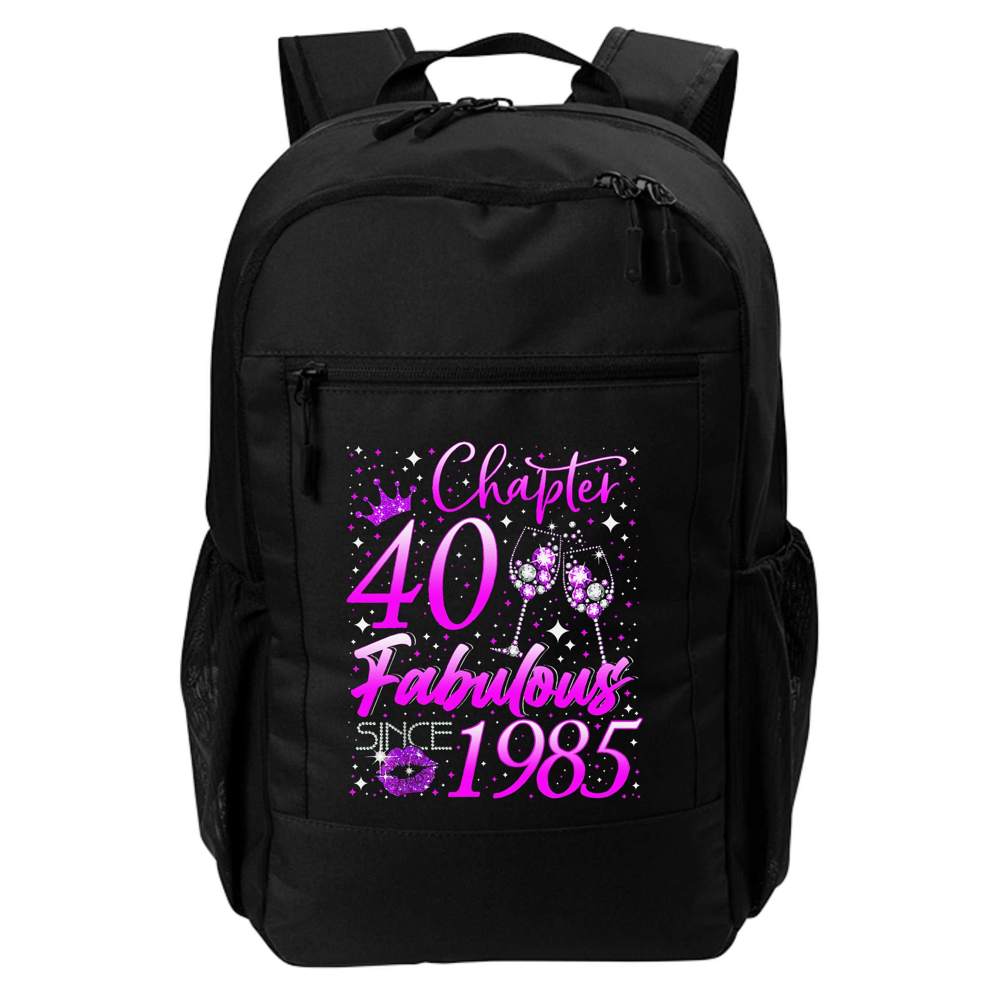 Women Chapter 40 Fabulous Vintage Since 1985 40th Birthday Gift Backpack