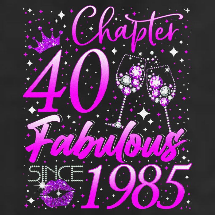Women Chapter 40 Fabulous Vintage Since 1985 40th Birthday Gift Beanie
