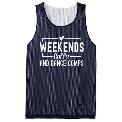 Weekends Coffee And Dance Comps Mothers Day Dance Mom Women Mesh Reversible Basketball Jersey Tank