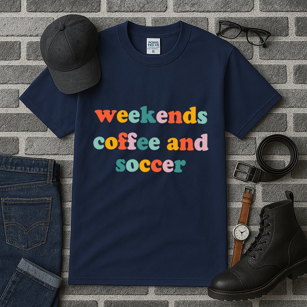 Weekends Coffee And Soccer Soccer Auntie Soccer Mom Tall T-Shirt