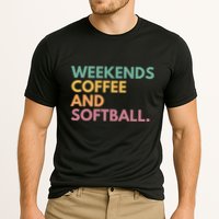 Weekends Coffee And Softball Softball Mama Meaningful Gift Cooling Performance Crew T-Shirt