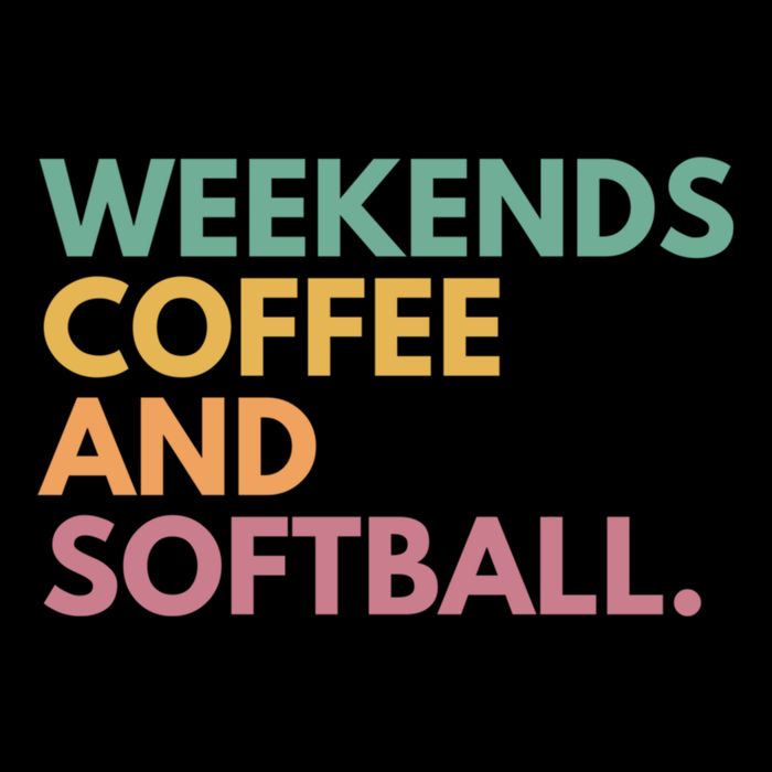 Weekends Coffee And Softball Softball Mama Meaningful Gift Cooling Performance Crew T-Shirt