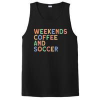 Weekends Coffee And Soccer Soccer Mom PosiCharge Competitor Tank