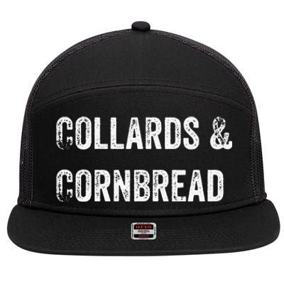 Womens Collards And Cornbread Collards & Cornbread 7 Panel Mesh Trucker Snapback Hat