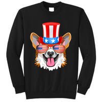 Welsh Corgi American Sunglasses 4th Of July Dog Puppy USA Sweatshirt