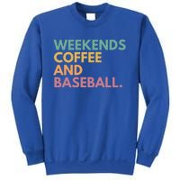 Weekends Coffee And Baseball Gift Sweatshirt